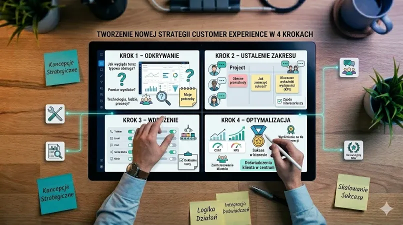 4 kroki do opracowania nowej strategii Customer Experience